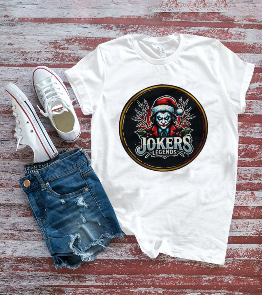 Jokers Legends Santa Hat Christmas T-Shirt