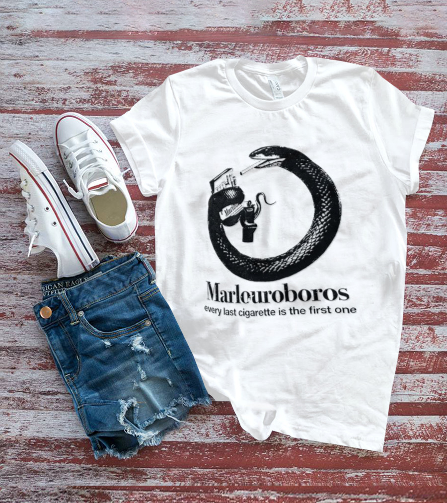 Marlouroboros Snake Ouroboros Every Last Cigarette Is The First One T-Shirt