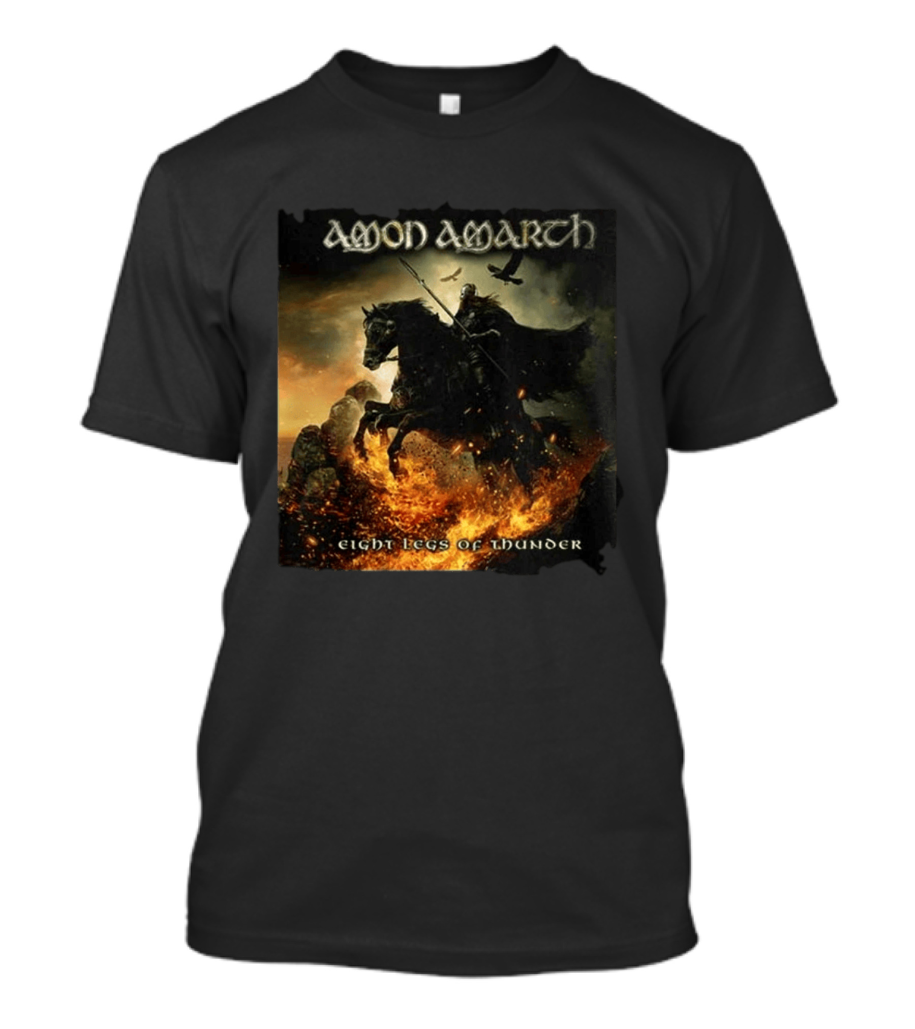 Amon Amarth Eight Legs Of Thunder New Single Viking Warrior Album Cover T-Shirt