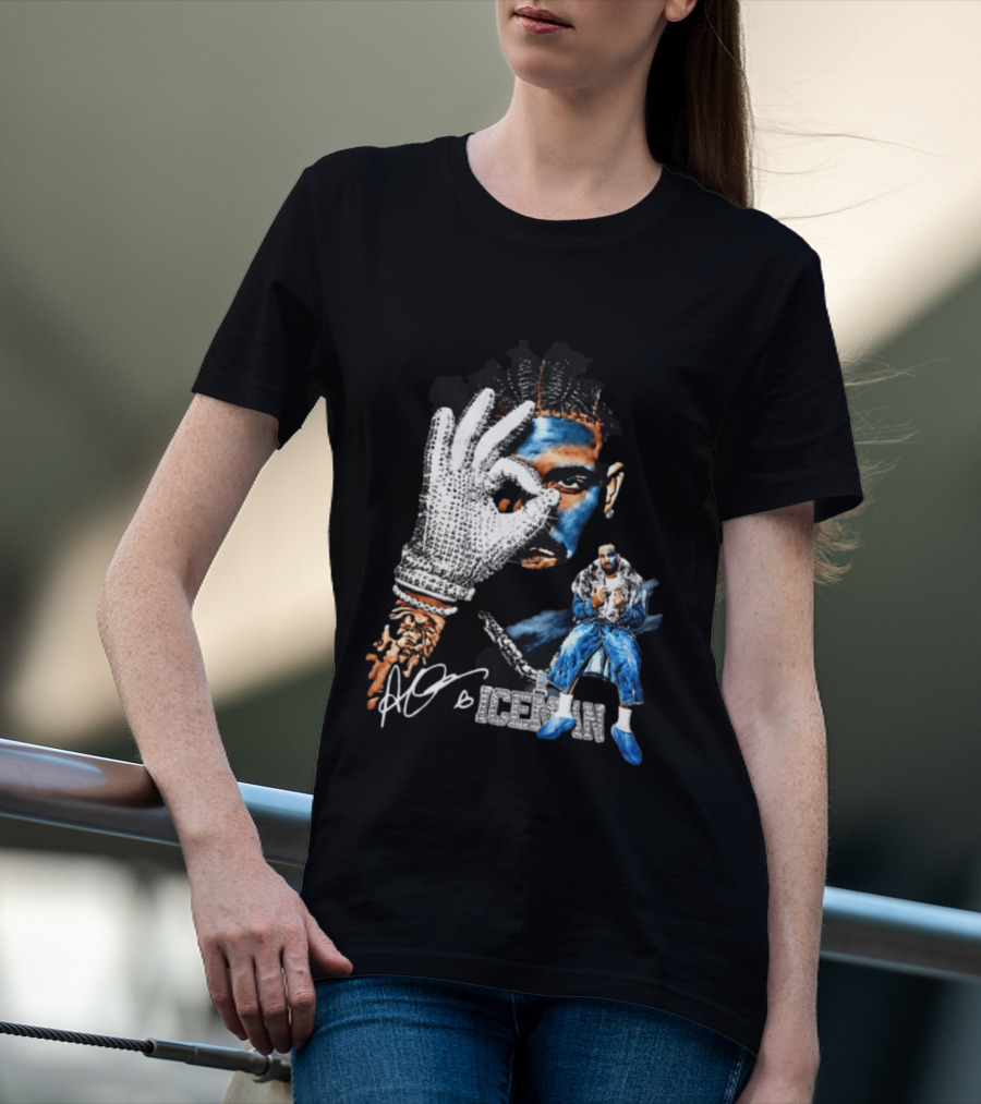 Drake Ice Man Brodie Signature Bling T-Shirt