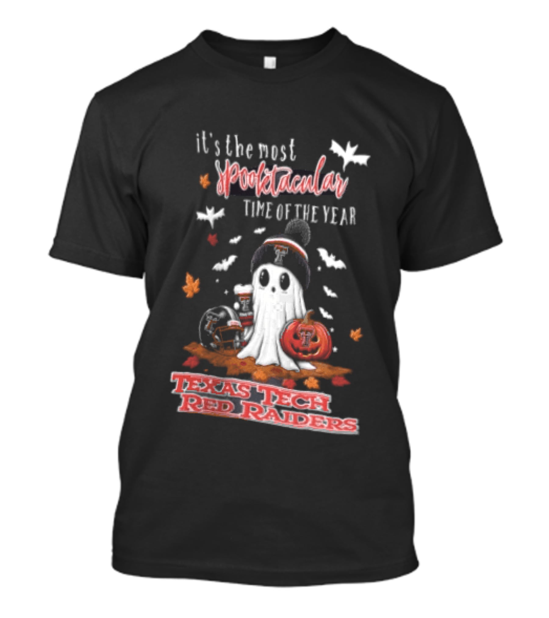 Texas Tech Red Raiders Most Spooktacular Time Of Year Ghost Pumpkin T-Shirt