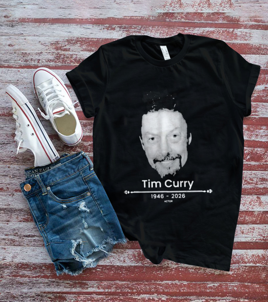 Tim Curry 1946 2026 Actor Face T-Shirt