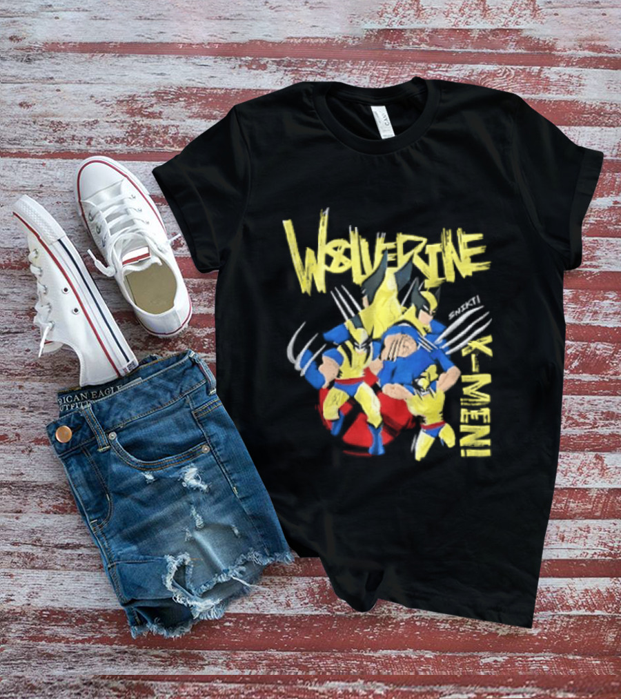 Wolverine Snikt X Men Comic Claws Action T-Shirt