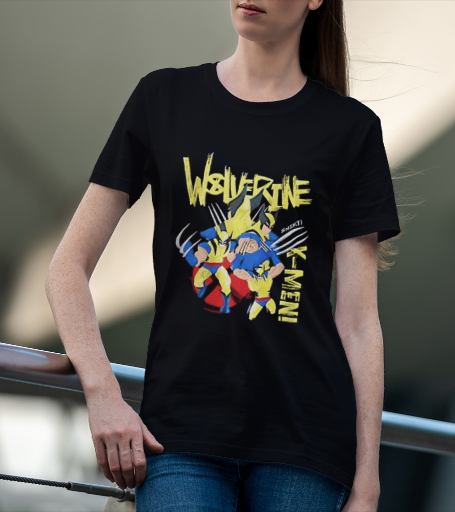 Wolverine Snikt X Men Comic Claws Action T-Shirt