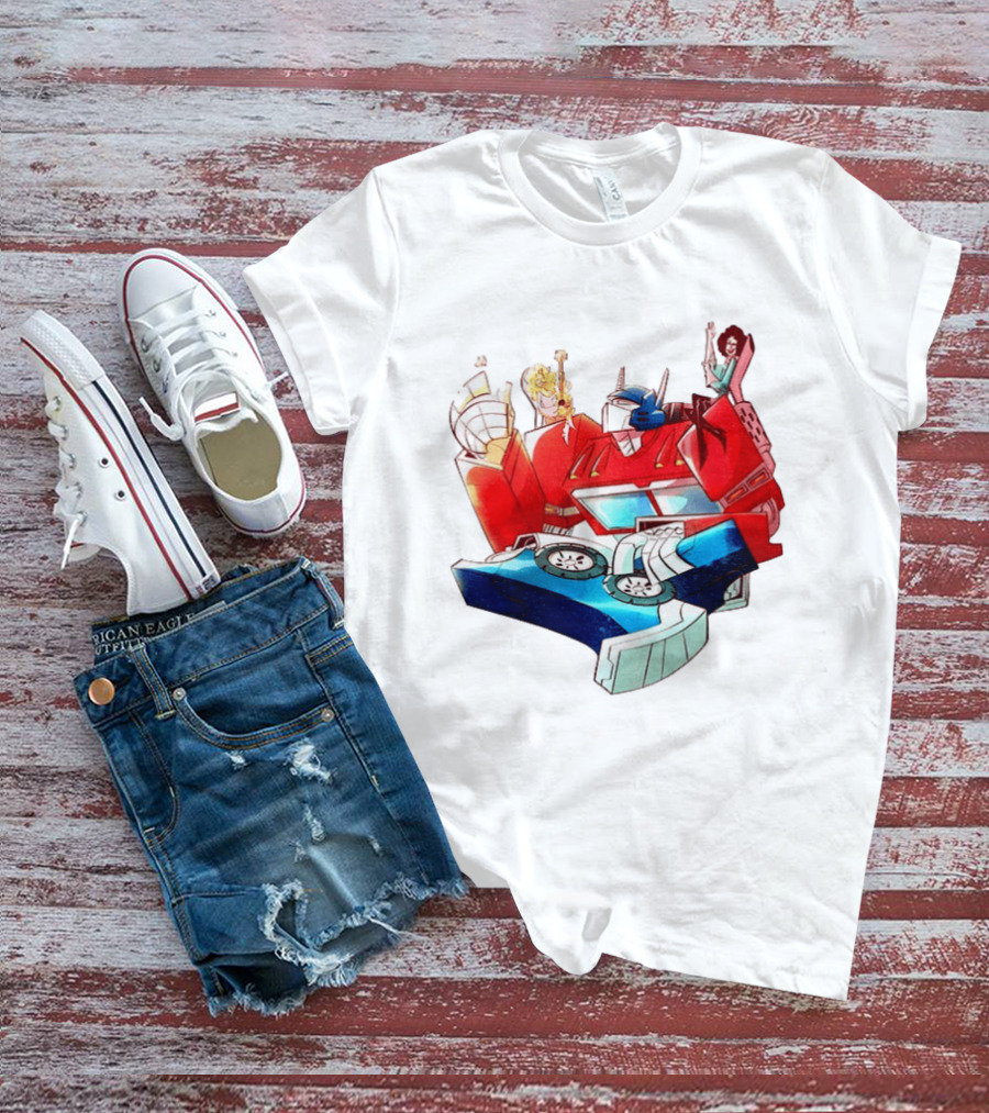 Dolly Parton Tim Curry Peter Cullen Optimus Prime T-Shirt