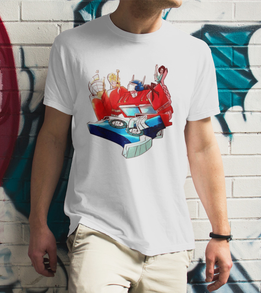 Dolly Parton Tim Curry Peter Cullen Optimus Prime T-Shirt