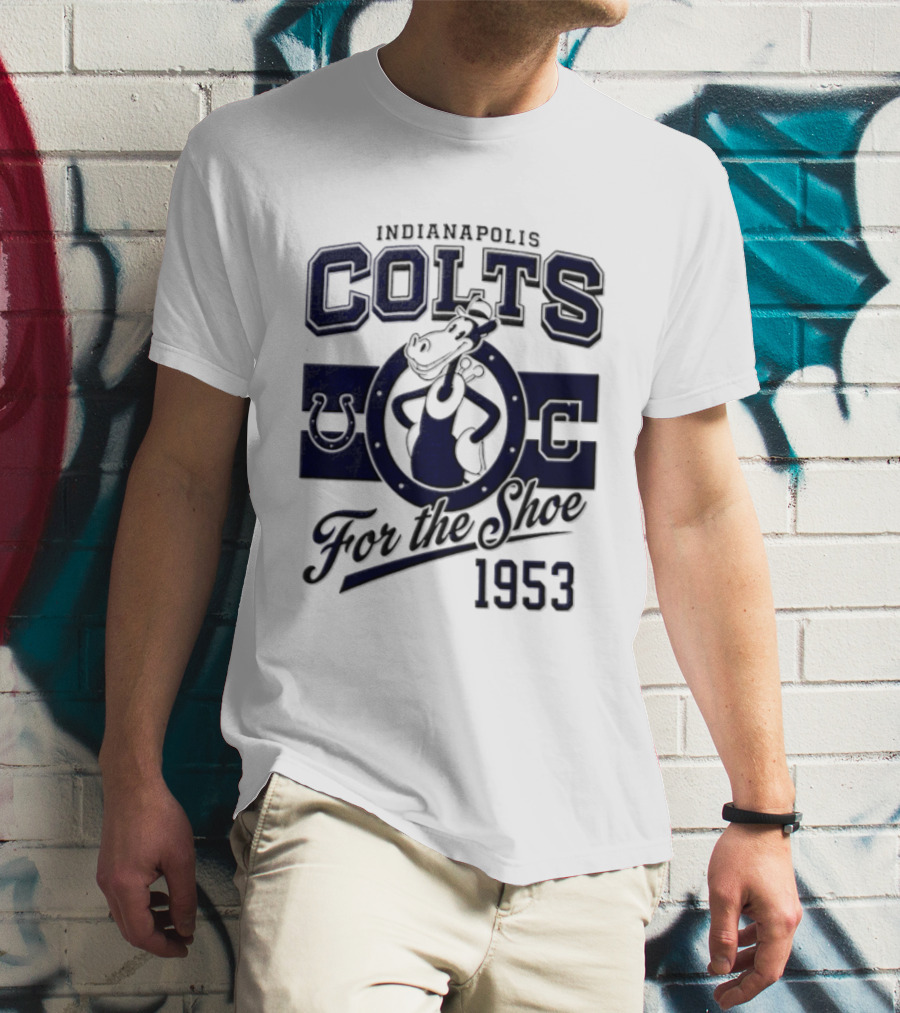 Indianapolis Colts Goofy 1953 For The Shoe T-Shirt