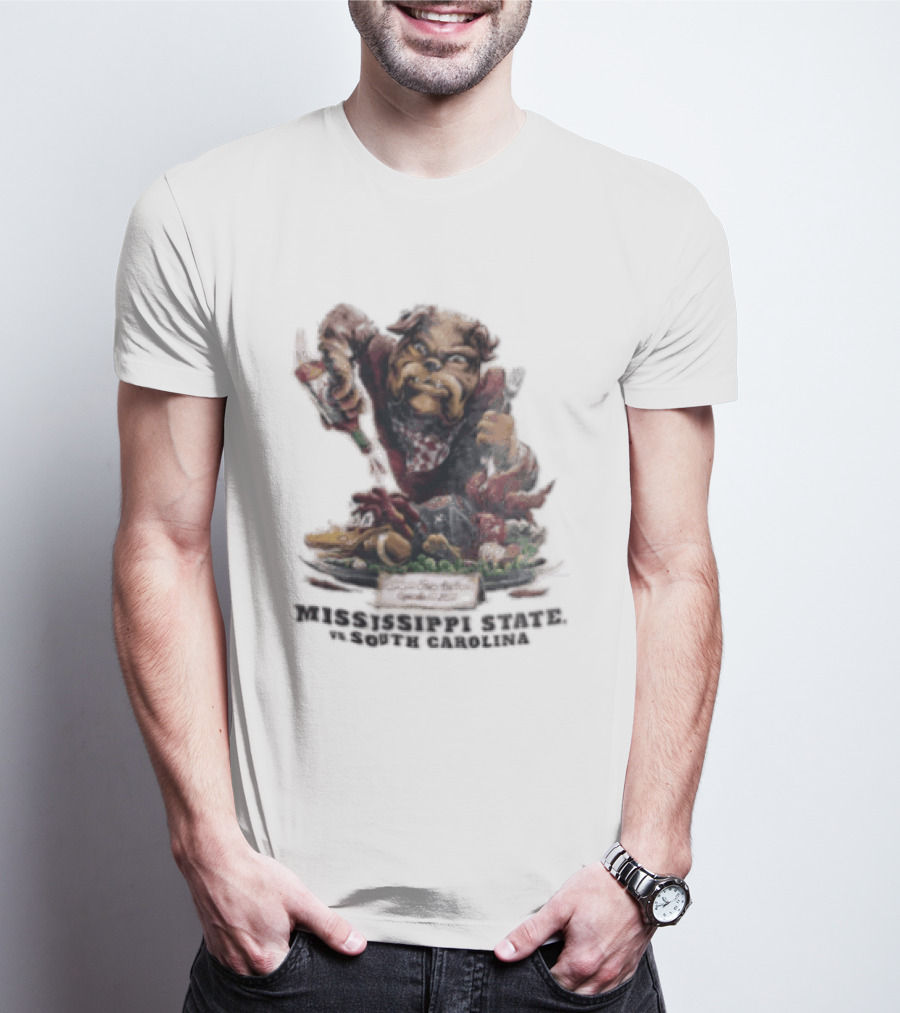 Williams Price Stadium September 19 2026 Mississippi State Vs South Carolina Bulldog T-Shirt