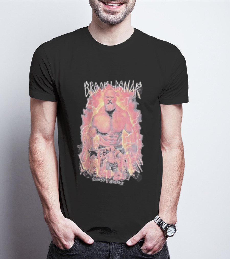 Brock Lesnar Beast Incarnate WWE Lightning Power T-Shirt