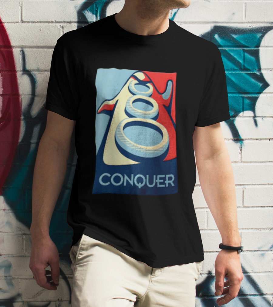 Conquer Penguin Three Rings T-Shirt