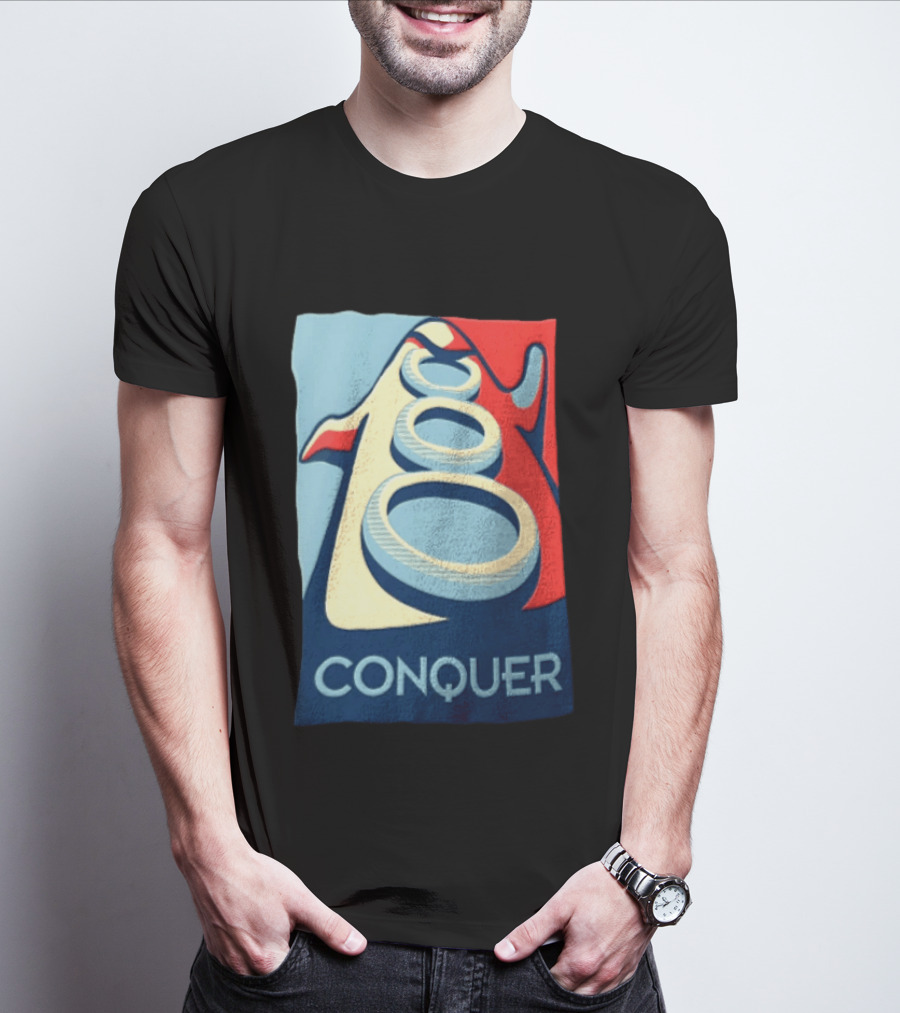 Conquer Penguin Three Rings T-Shirt