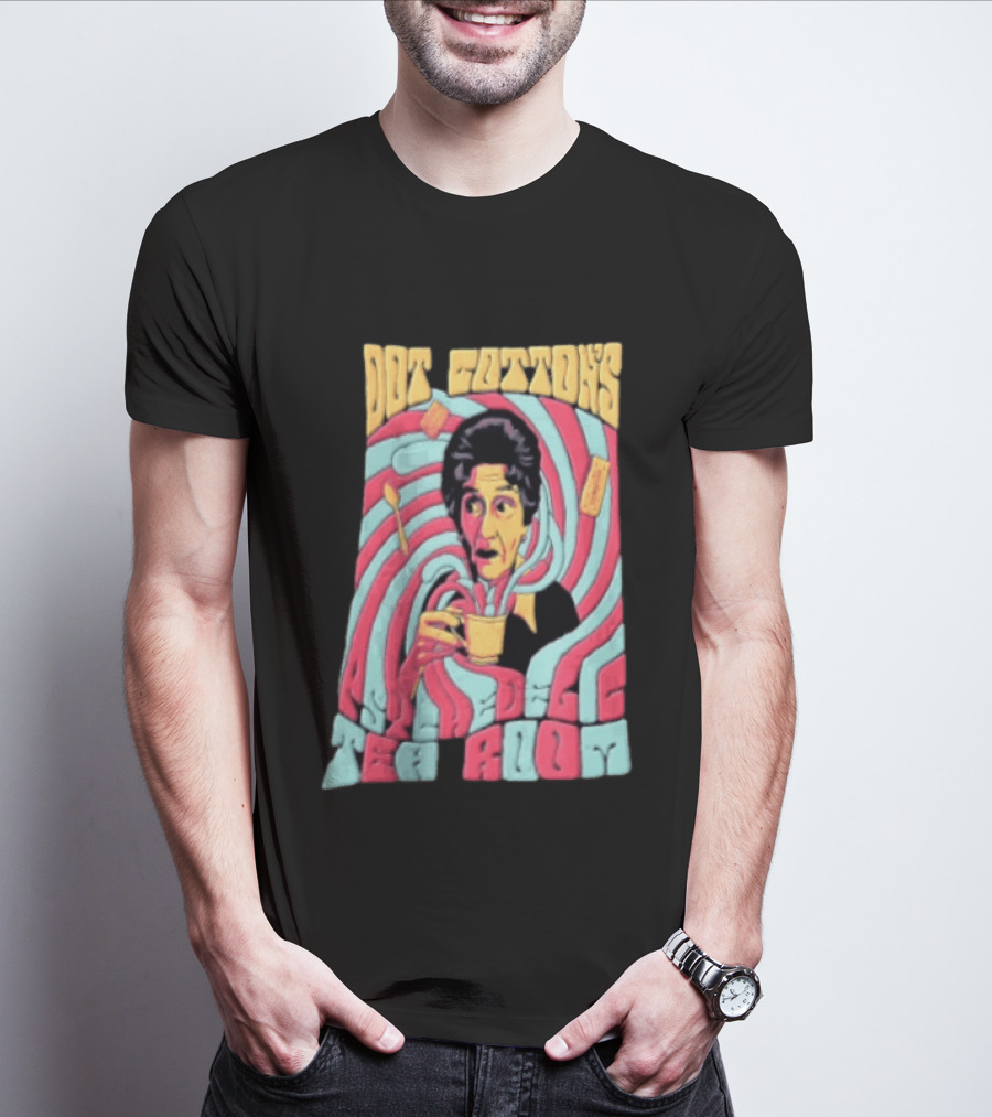 Dot Cotton's Psychedelic Tea Room Eastenders Retro Swirl T-Shirt