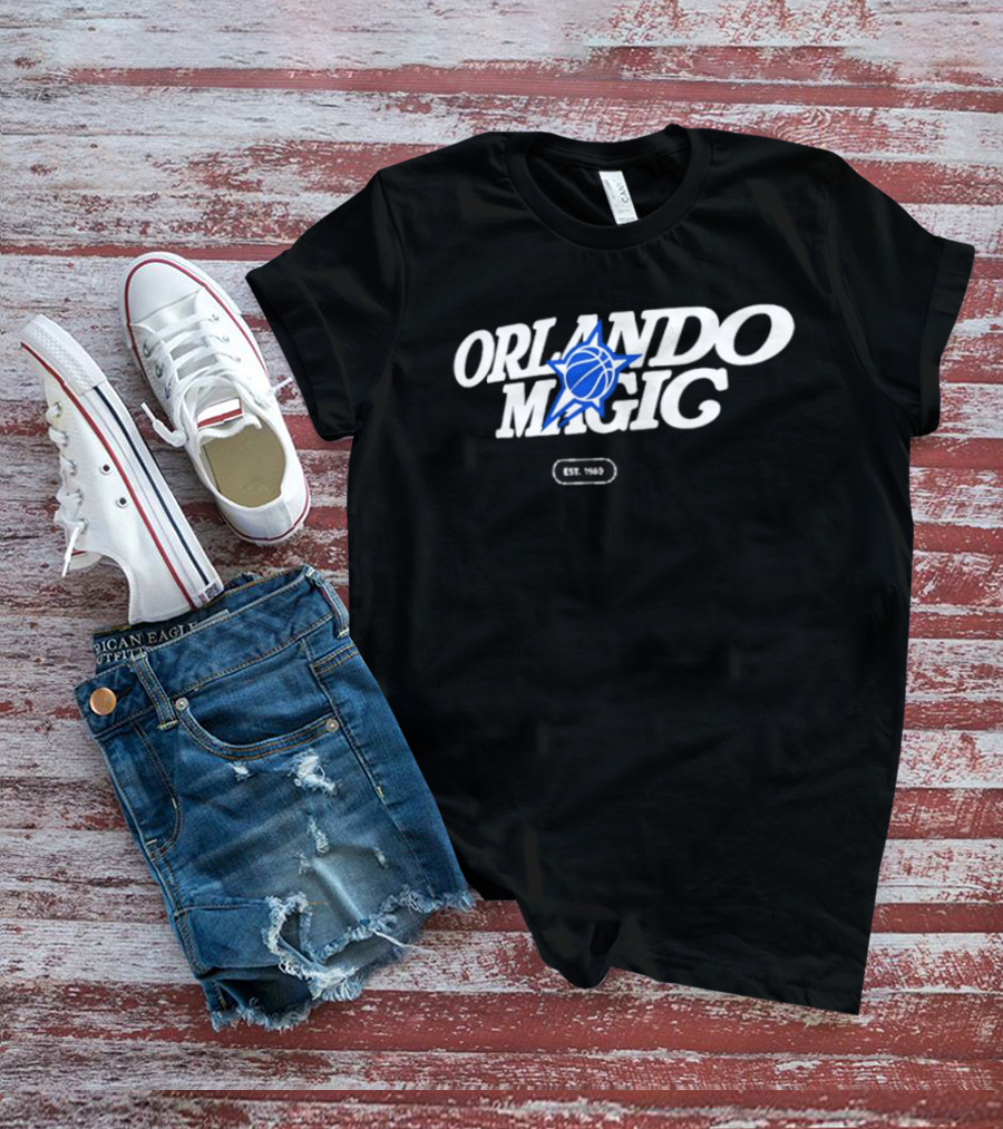 Orlando Magic Est 1989 Star Basketball T-Shirt