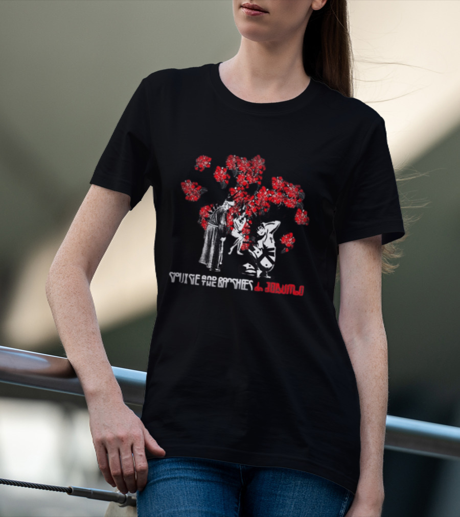 Siouxsie And The Banshees Downside Up Red Blossom T-Shirt