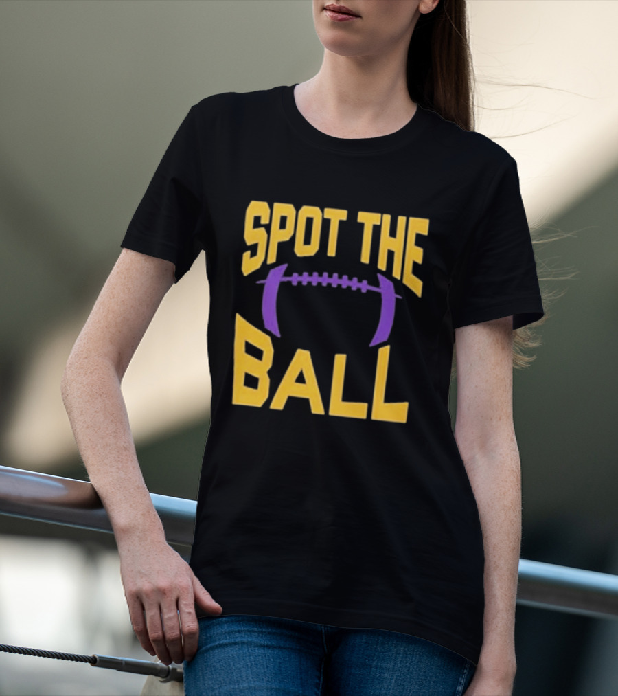 Spot The Ball Football Enthusiast Game Challenge T-Shirt