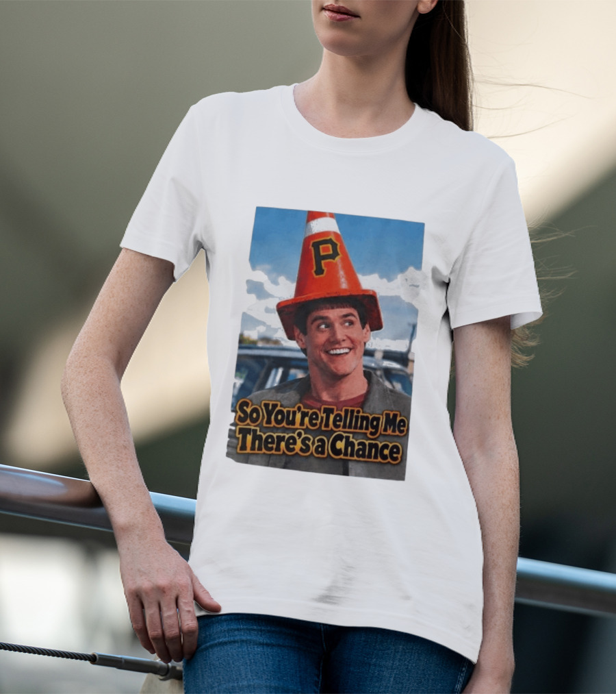 Jim Carrey Cone Hat P So You're Telling Me There's A Chance T-Shirt