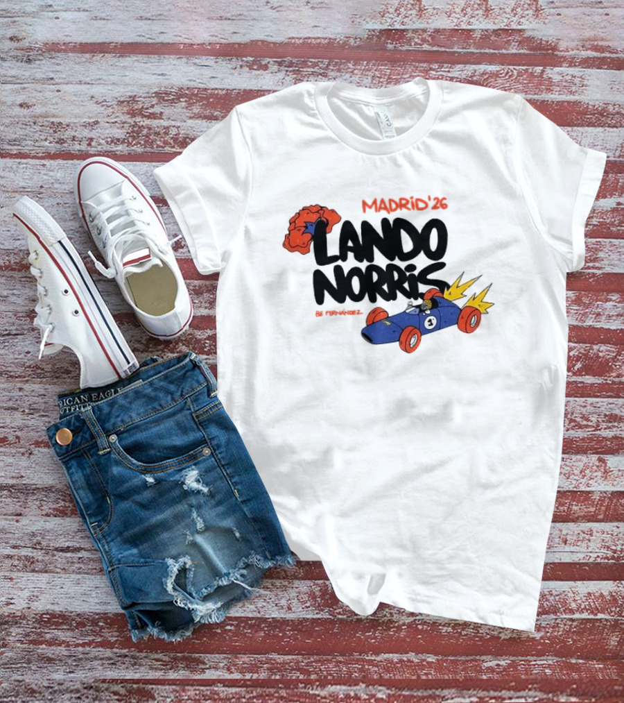 Maddio's Lando Norris Racing Car T-Shirt