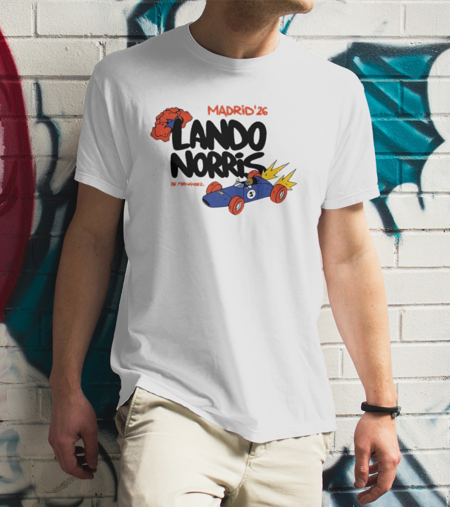 Maddio's Lando Norris Racing Car T-Shirt