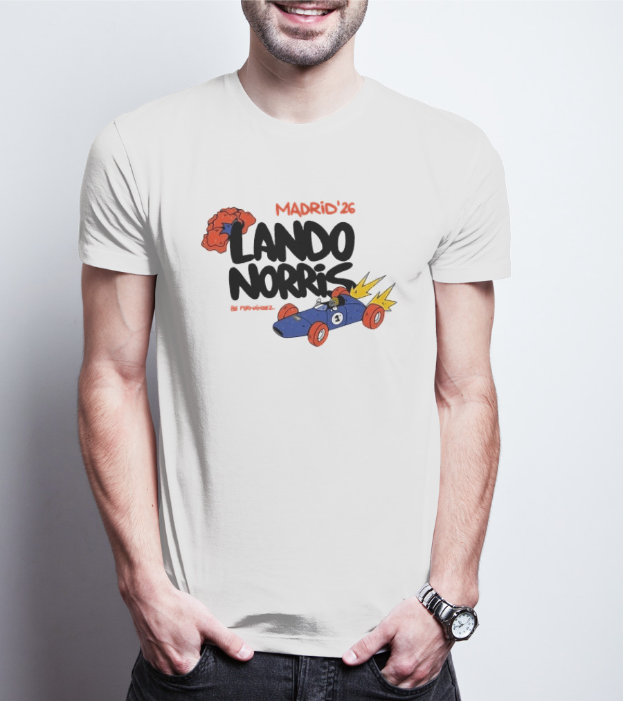 Maddio's Lando Norris Racing Car T-Shirt