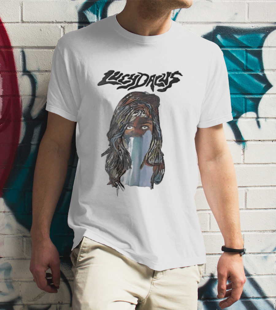Lucy Dacus Watercolor Woman Face T-Shirt