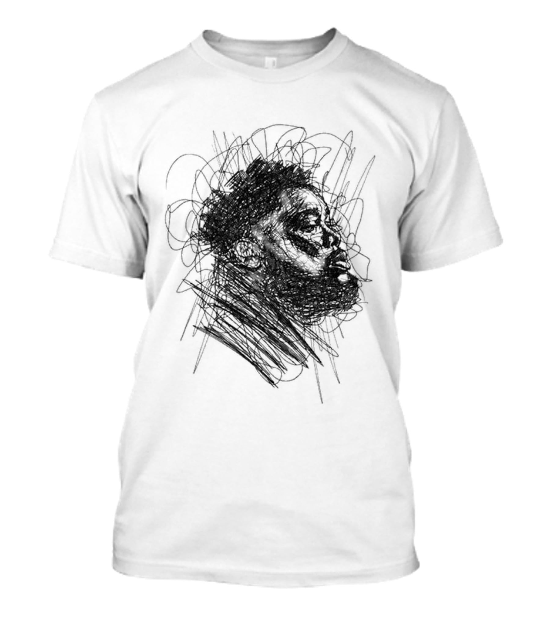 Rod Wave Dont Look Down Tour 2026 Hand Drawn Sketch T-Shirt