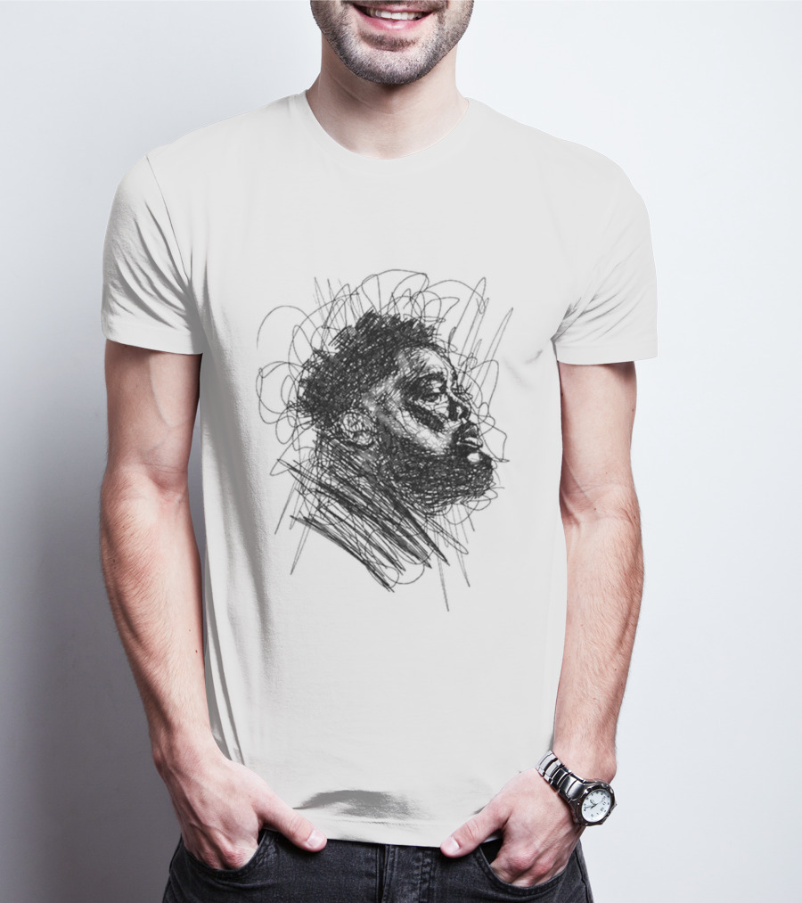 Rod Wave Dont Look Down Tour 2026 Hand Drawn Sketch T-Shirt
