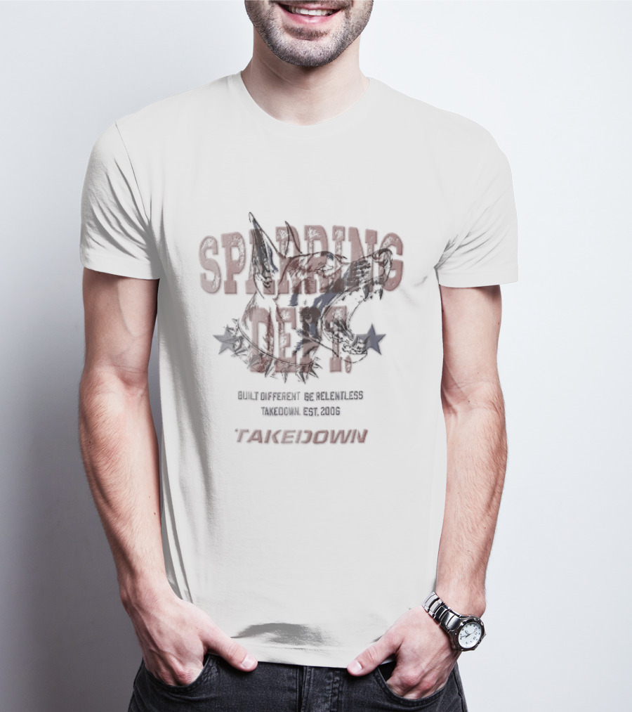 Takedown Sparring Dept Snarling Dog Be Relentless Est 2006 Built Different T-Shirt