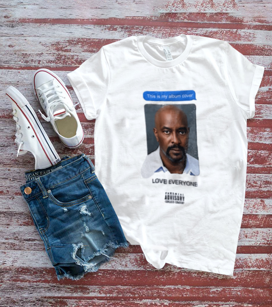 This Is My Album Cover Love Everyone Parental Advisory Explicit Content T-Shirt