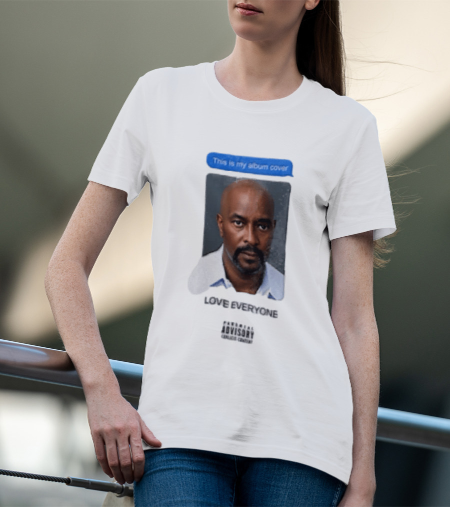 This Is My Album Cover Love Everyone Parental Advisory Explicit Content T-Shirt