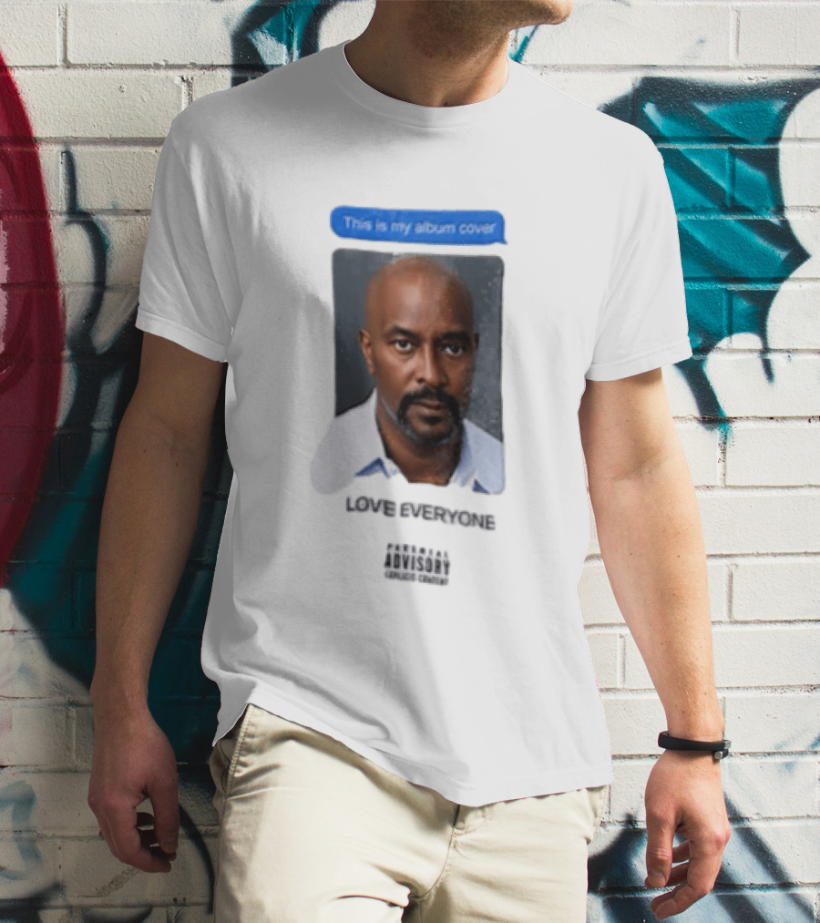 This Is My Album Cover Love Everyone Parental Advisory Explicit Content T-Shirt
