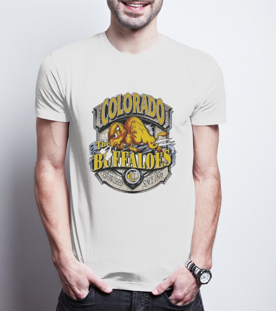 Colorado Buffaloes CU The Buffaloes Established Since 1876 T-Shirt