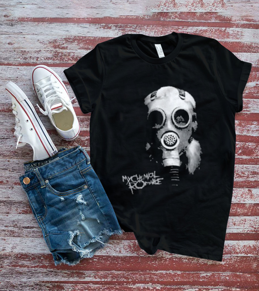 My Chemical Romance Gas Mask Mother War We're Damned Afterall T-Shirt