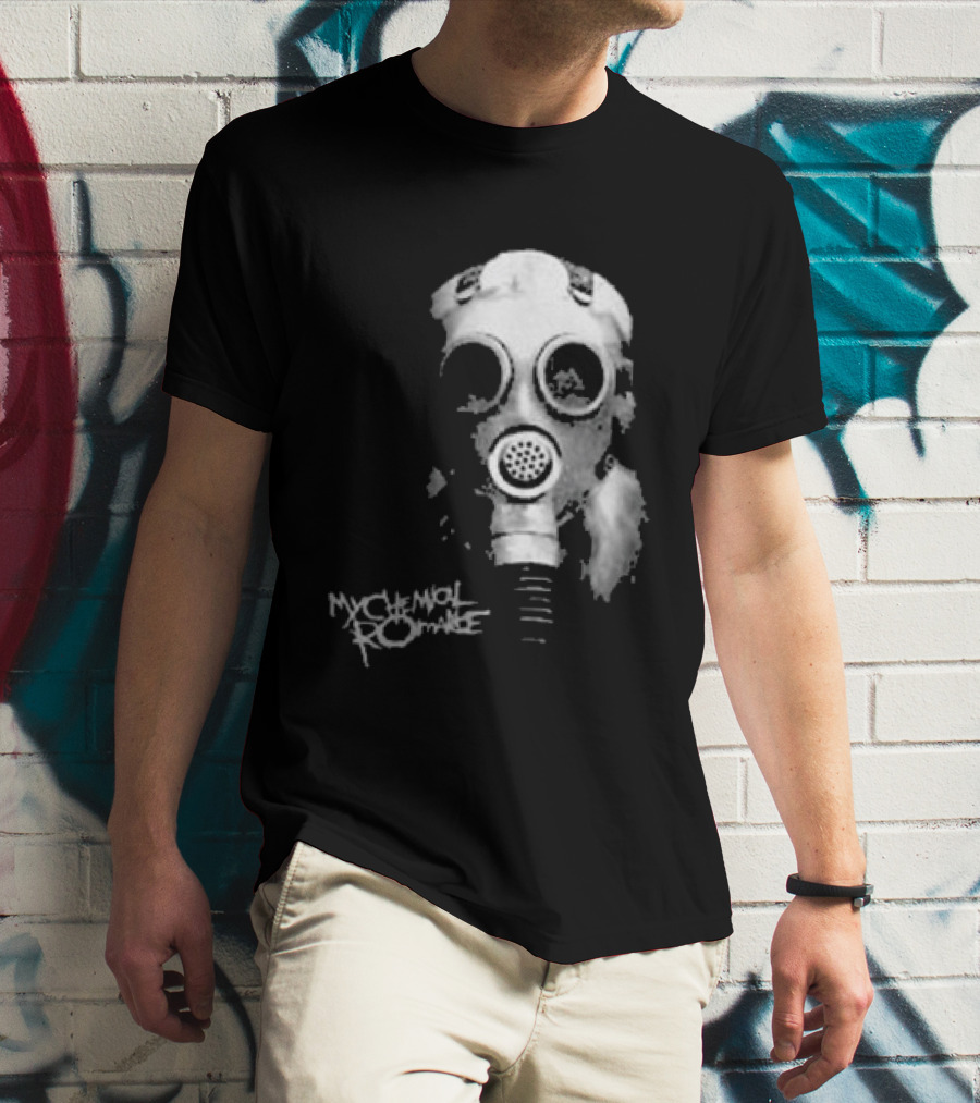 My Chemical Romance Gas Mask Mother War We're Damned Afterall T-Shirt
