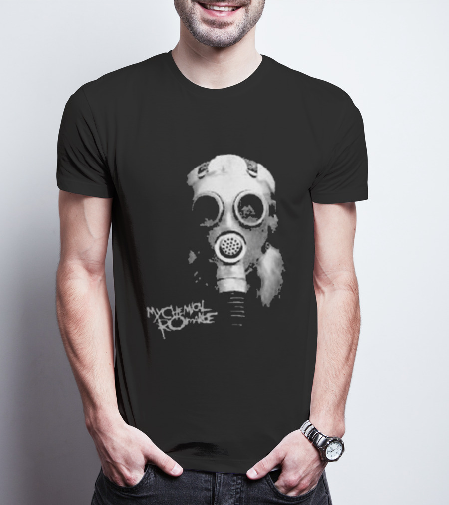 My Chemical Romance Gas Mask Mother War We're Damned Afterall T-Shirt
