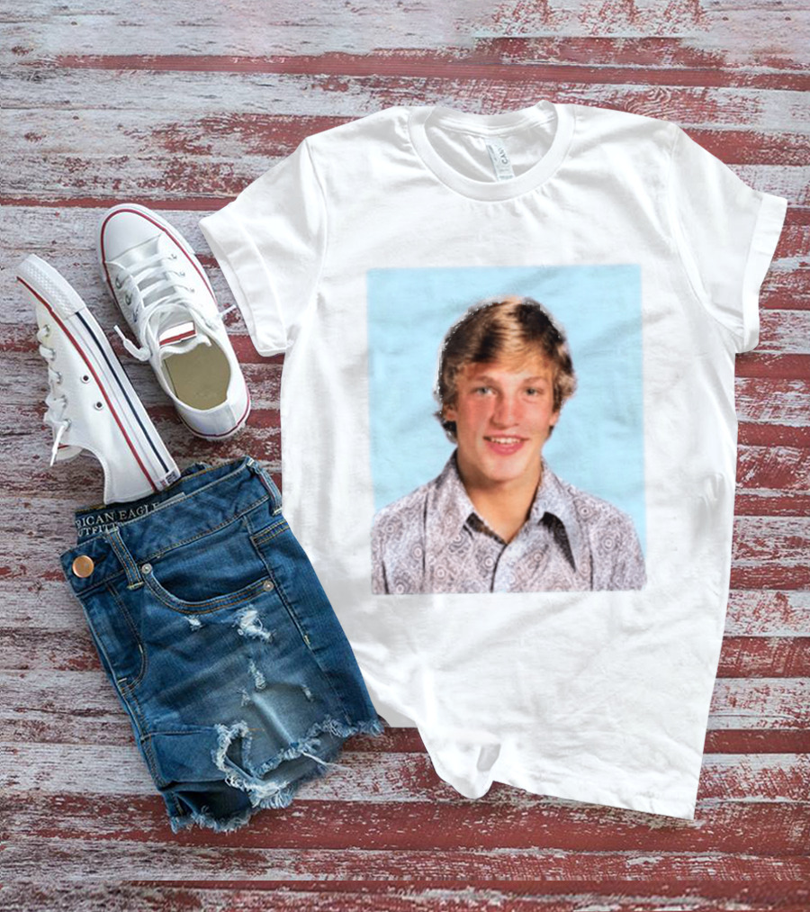 Awesome Matthew McConaughey High School Photo Retro Vibe T-Shirt