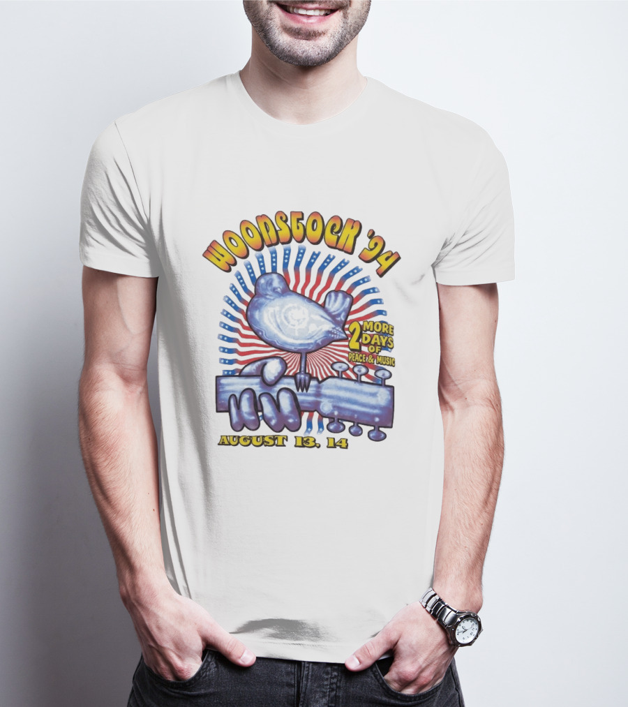 Von Miller Woodstock '94 August 13 14 2 More Days Of Peace And Music T-Shirt