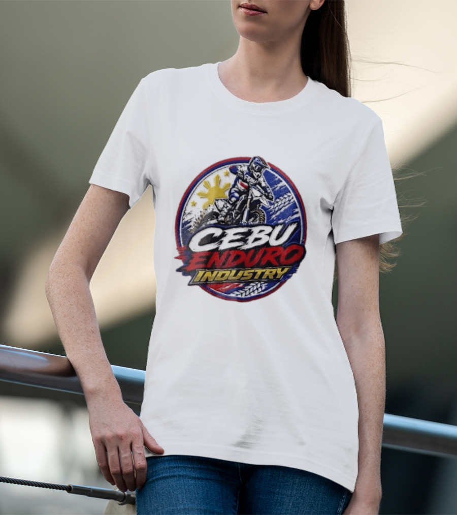 Cebu Enduro Industry Motocross Rider Dirt Bike Philippine Sun Adventure T-Shirt