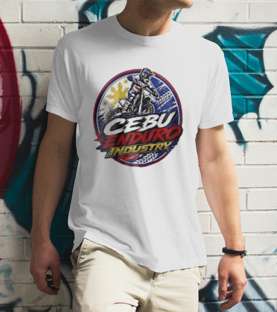 Cebu Enduro Industry Motocross Rider Dirt Bike Philippine Sun Adventure T-Shirt