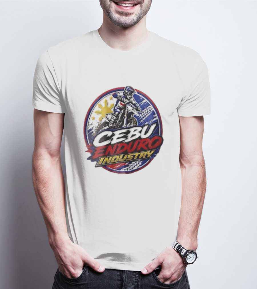 Cebu Enduro Industry Motocross Rider Dirt Bike Philippine Sun Adventure T-Shirt