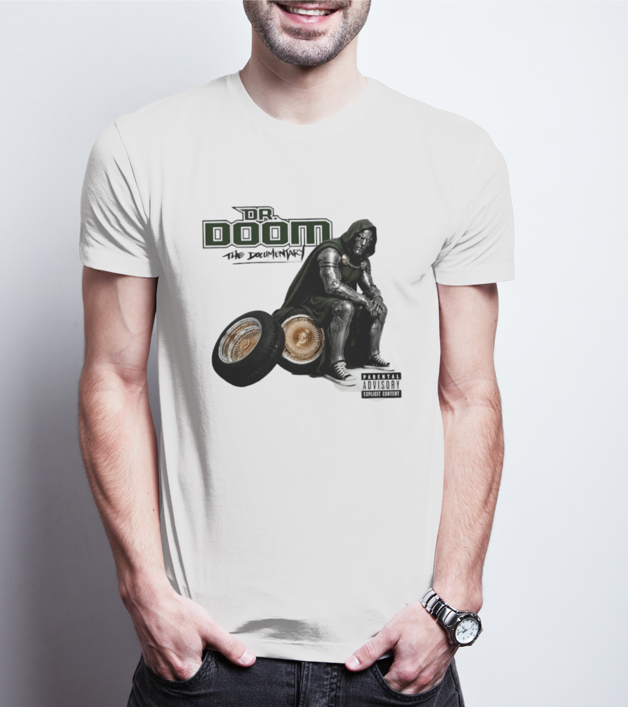 Dr Doom The Documentary Marvel Hip Hop Parental Advisory T-Shirt