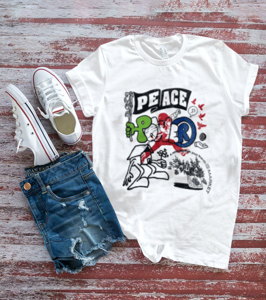 Peace Power Walker Kessler Dodgers T-Shirt