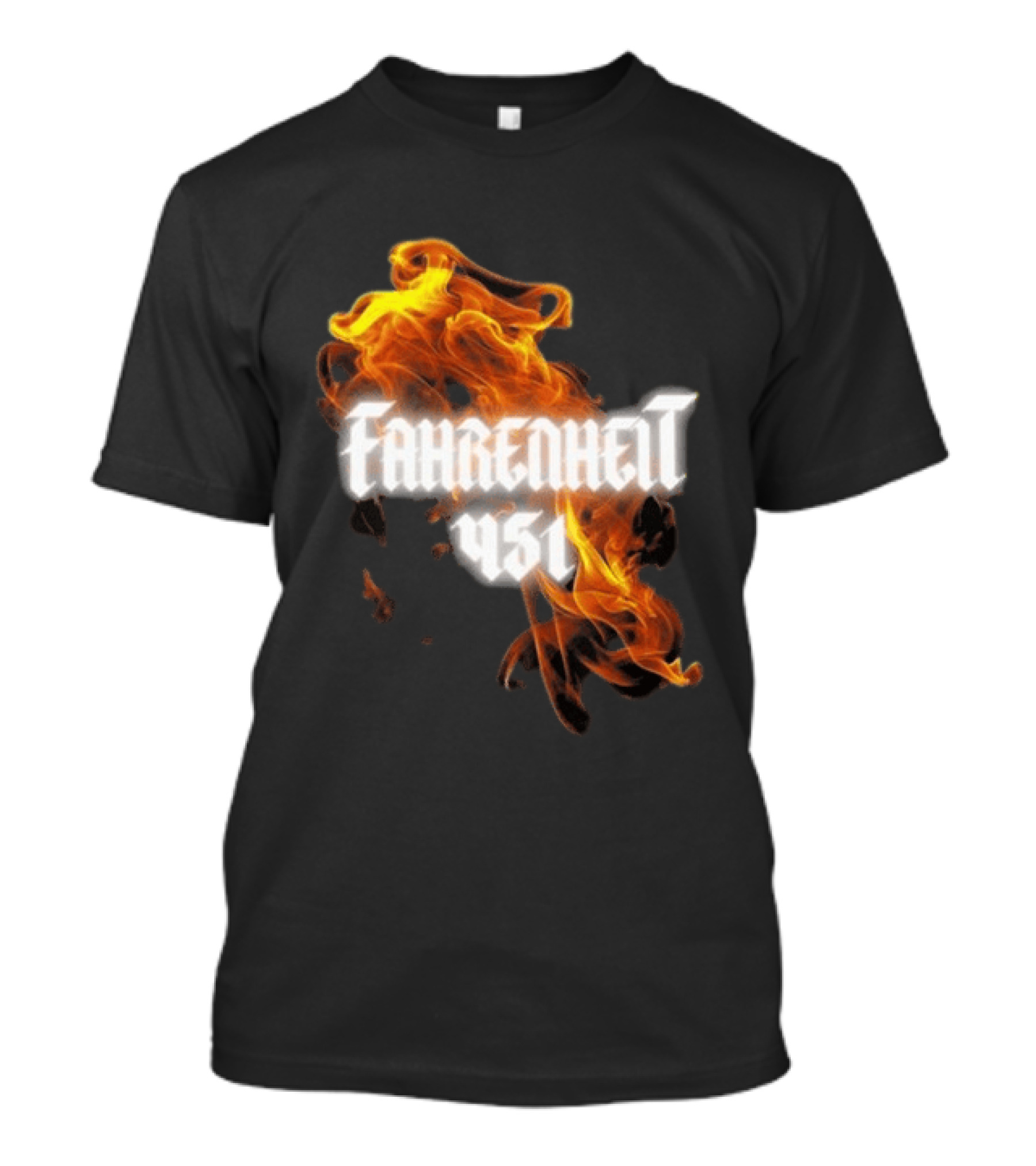 Fahrenheit 451 I'm With The Banned Books World Tour 2026 Flames T-Shirt