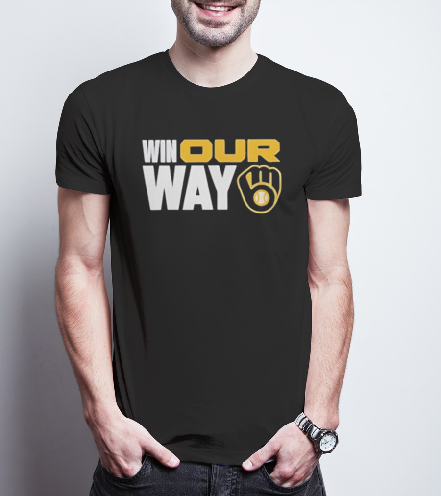 Milwaukee Brewers 2026 Postseason Win Our Way Clinched T-Shirt