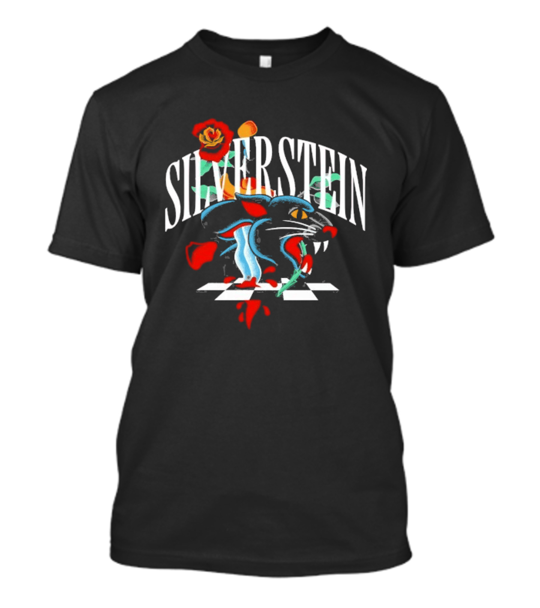 Silverstein Panther Floral Burst T-Shirt