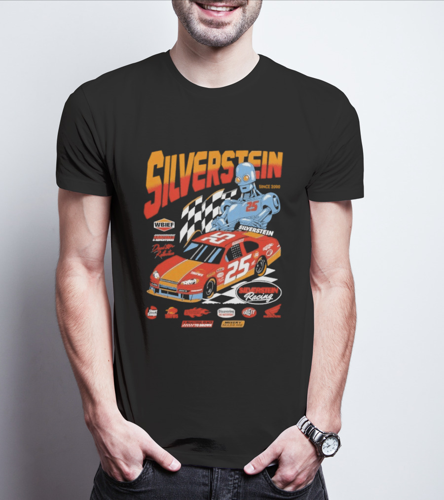 Silverstein Racecar 25 Racing WBIEF Since 2000 T-Shirt