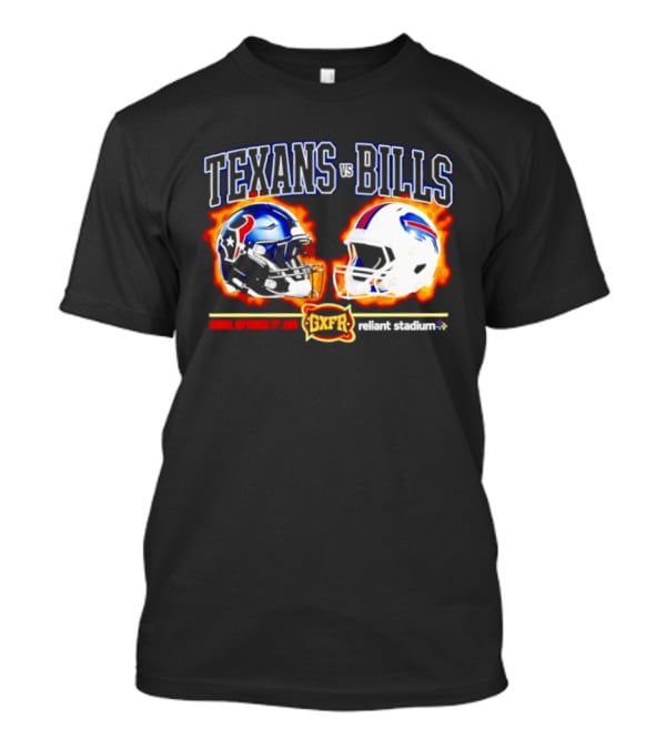 Texans Vs Bills Sunday September 13th 2026 Reliant Stadium Helmet Showdown T-Shirt