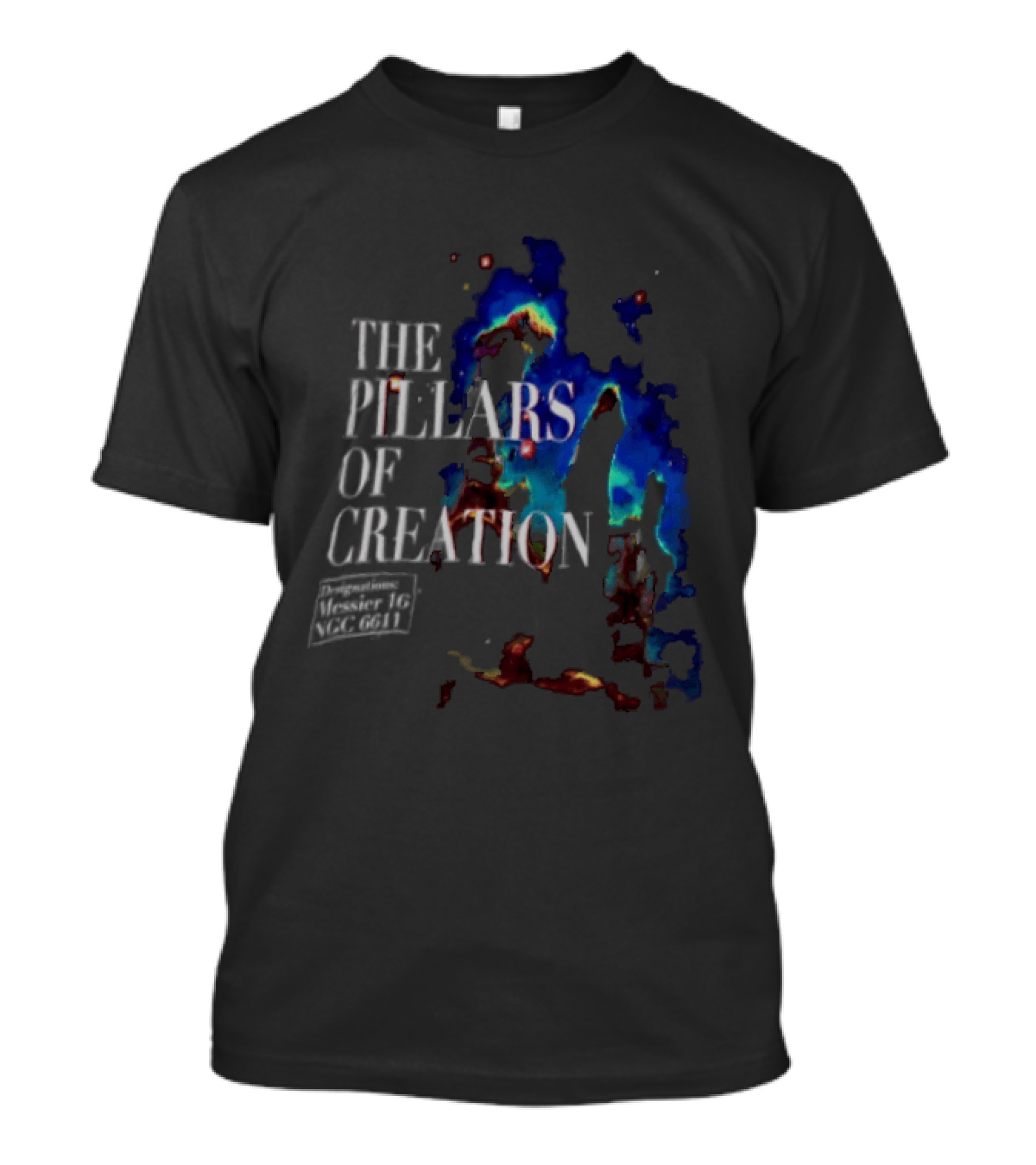 The Pillars Of Creation Messier 16 NGC 6611 Space T-Shirt
