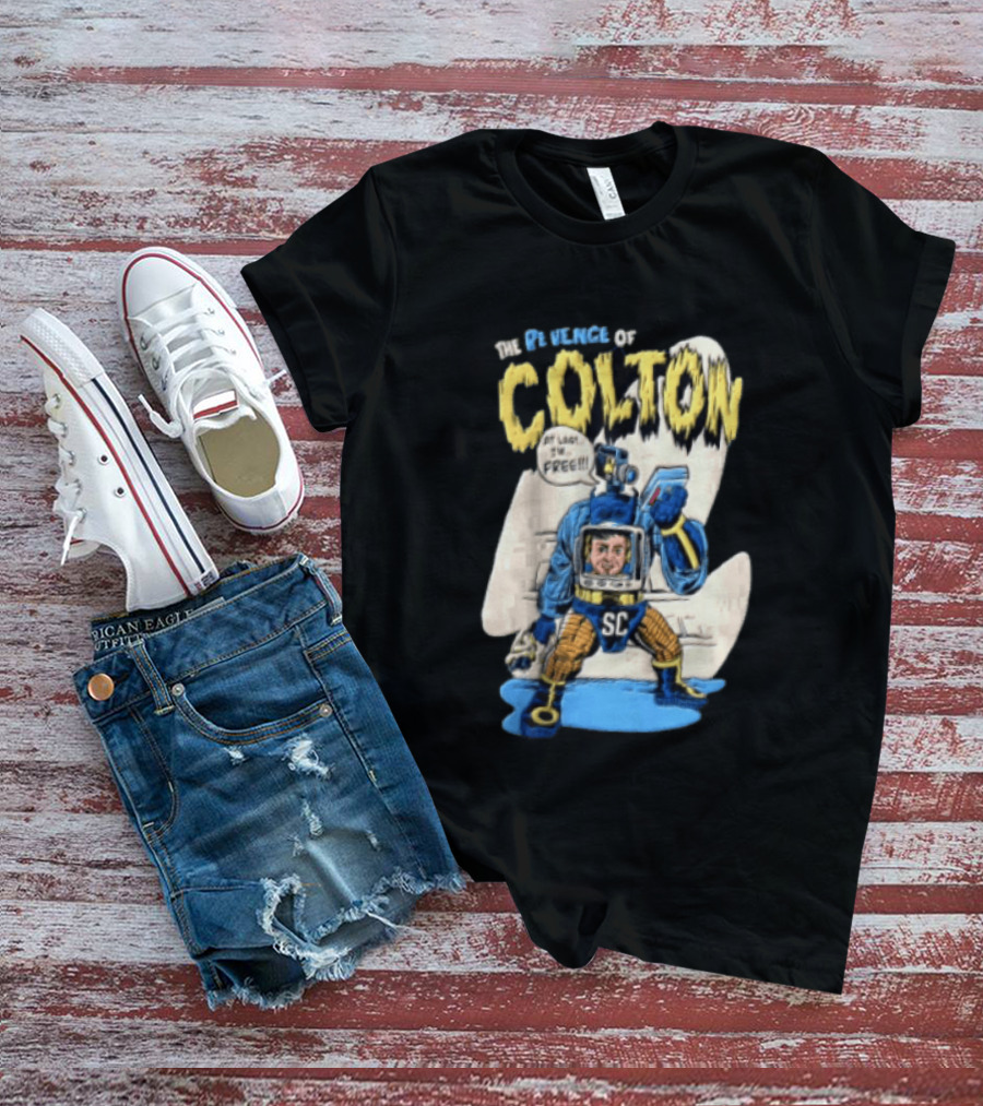 The Revenge Of Colton At Last I Am Free SC Robot Camera Head Video T-Shirt