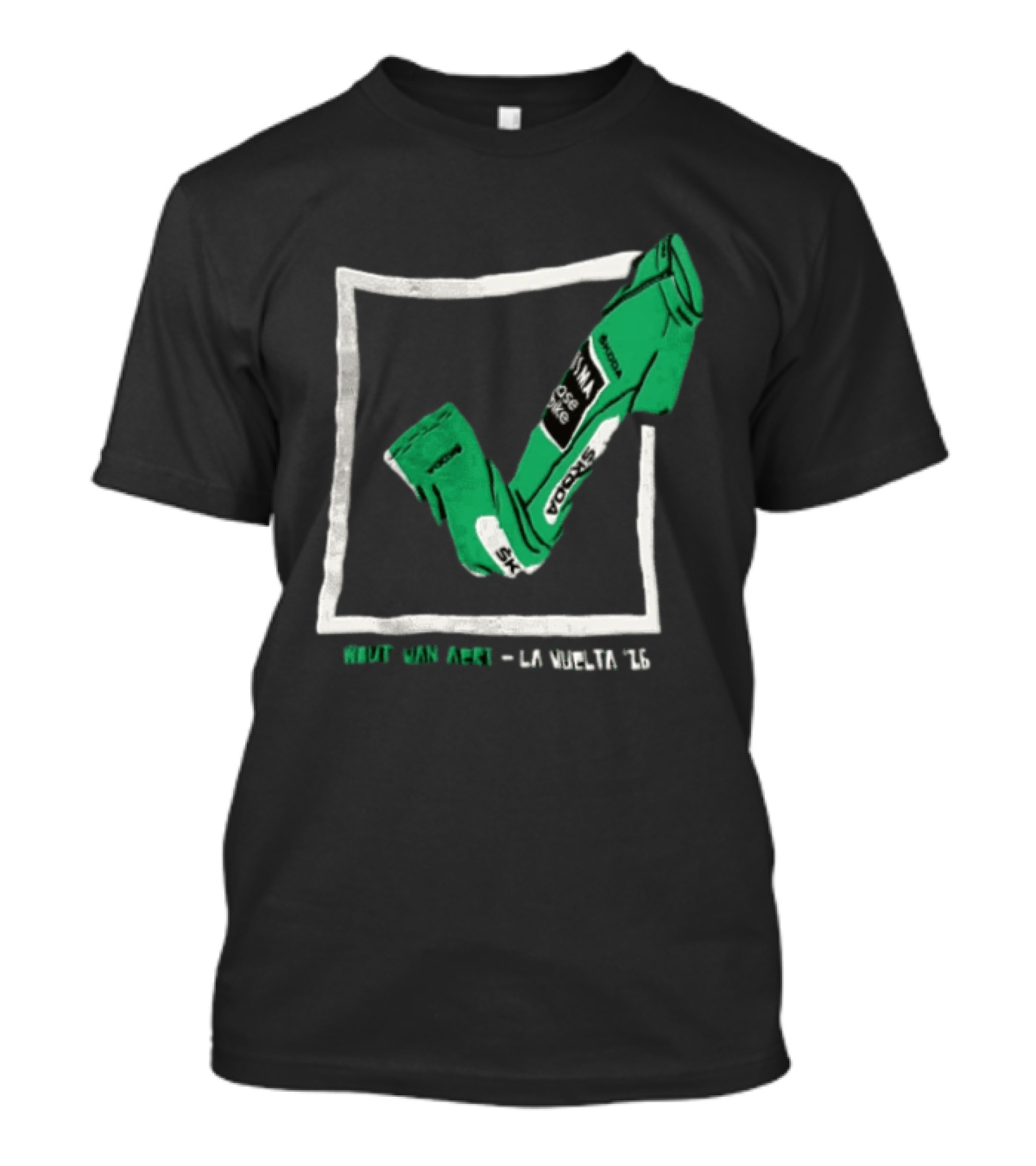 Wout Van Aert La Vuelta 26 Visma Lease A Bike Skoda Cycling Jersey T-Shirt
