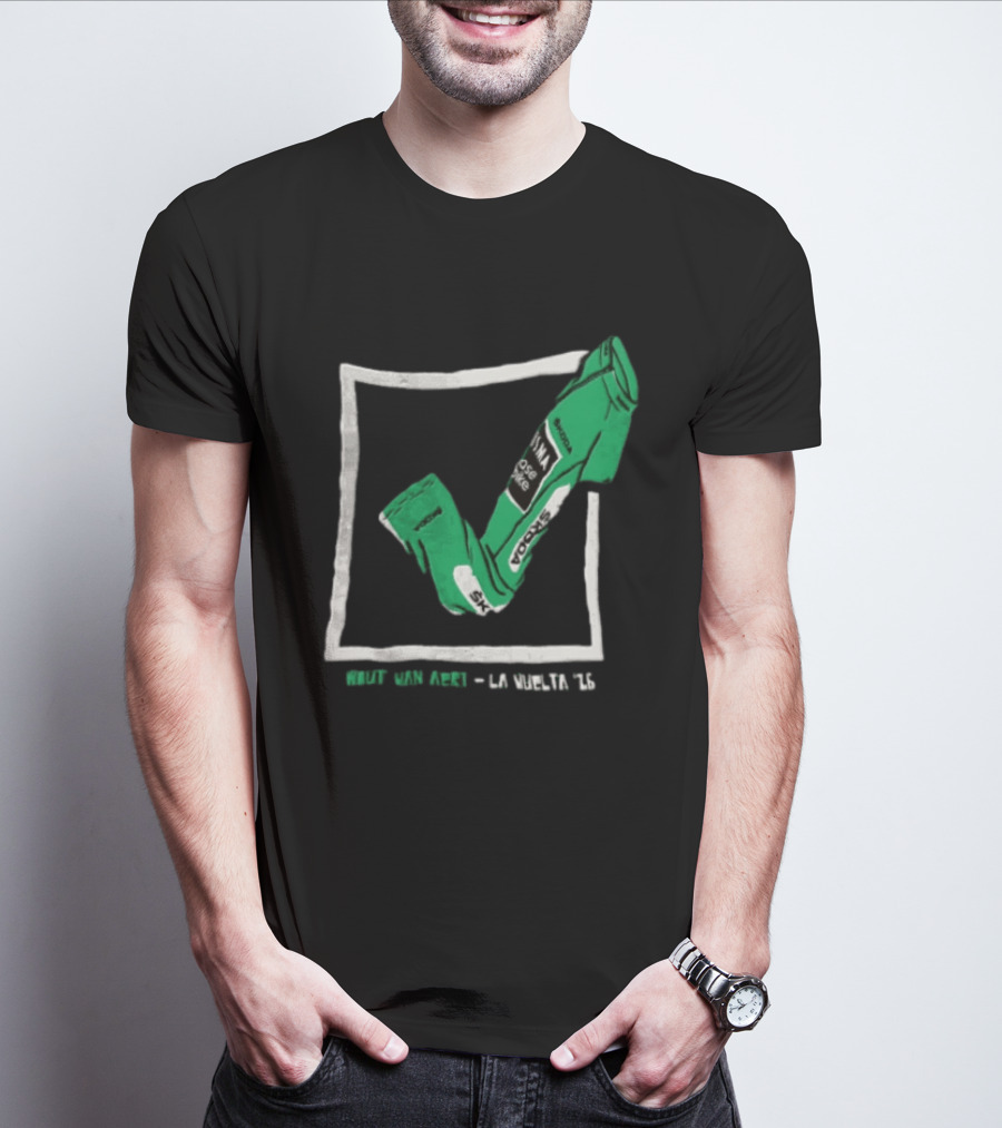 Wout Van Aert La Vuelta 26 Visma Lease A Bike Skoda Cycling Jersey T-Shirt